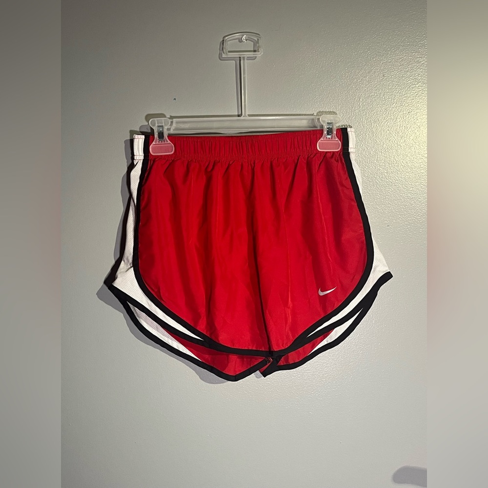 Nike | Red, White, and Black Athletic Shorts | Size M